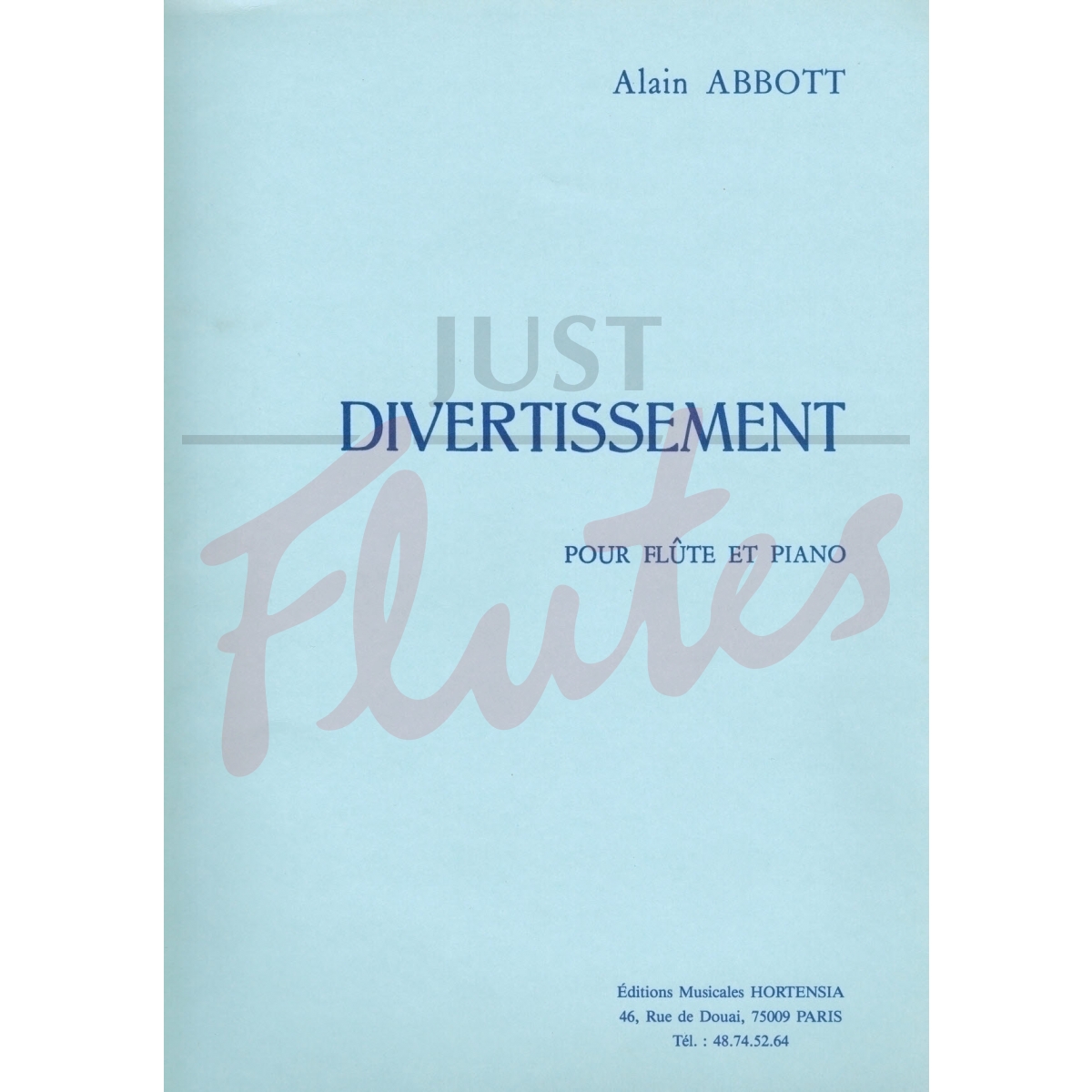 Divertissement for Flute and Piano